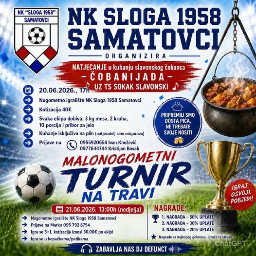 Ljetni susreti u Samatovcima 2026.