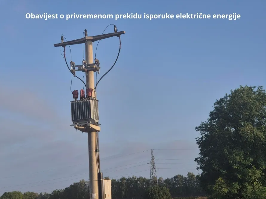 Obavijest o neisporuci električne energije 1. listopada 2026. godine