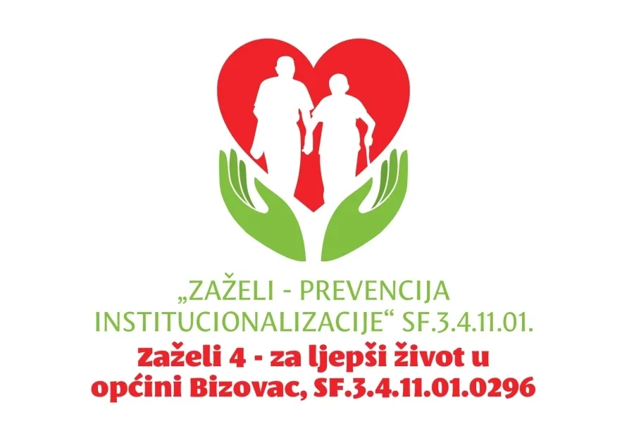 Oglas za prijam u radni odnos na određeno vrijeme u projektu Zaželi IV - za ljepši život u Općini Bizovac