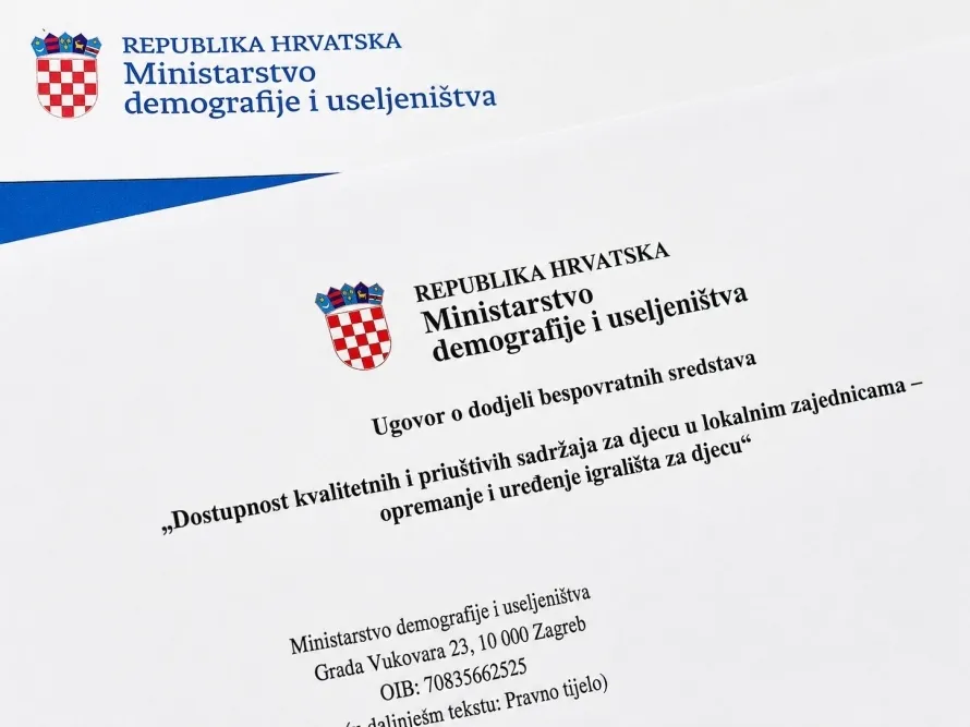 Općini Bizovac više od 20 tisuća eura za novo dječje igralište u Habjanovcima